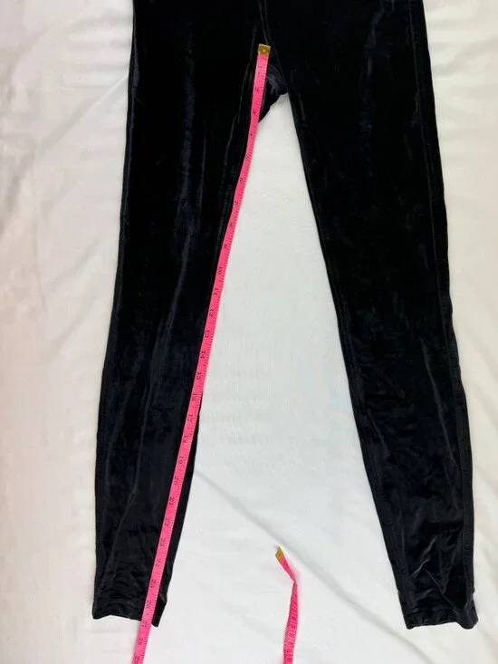 Lululemon Wunder Lounge High Rise Tight Velvet 27" Black Leggings Size 4 - Picture 8 of 8
